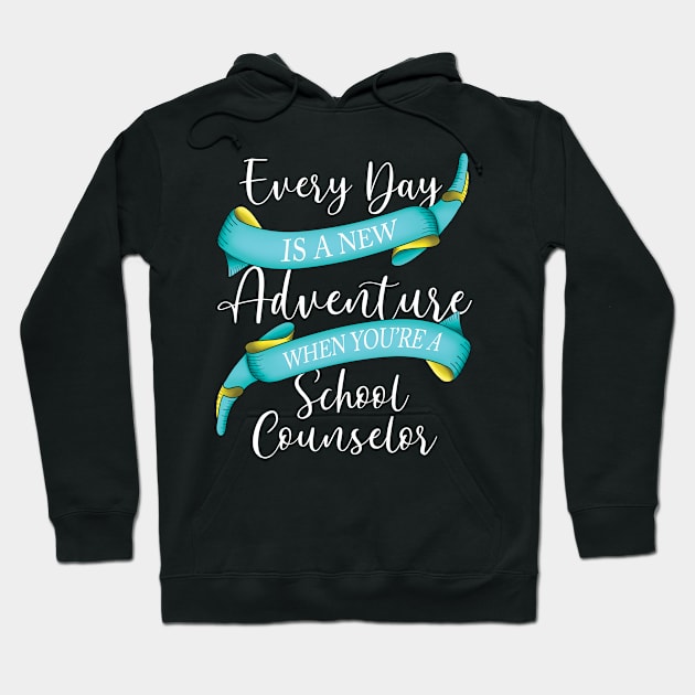 School Counselor Teacher Counseling Advisor Hoodie by ChrisselDesigns